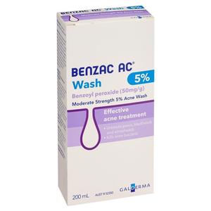 Benzac AC 5%祛痘洗面奶200毫升澳洲代购直邮包邮包税