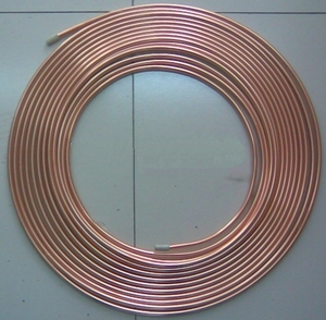 华鸿蚊香盘管 15米小盘紫铜管 6.35*0.45MM 空调铜管 连接管
