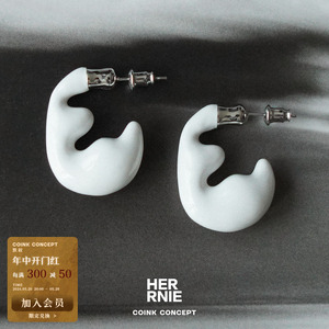 HERRNIE Nabi系列 Fluffy不规则耳环 原创设计小众耳饰 HEROINE