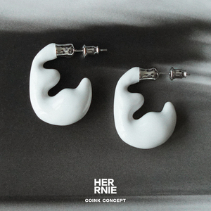 HERRNIE Nabi系列 Fluffy不规则耳环 原创设计小众耳饰 HEROINE