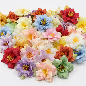 多层蔷薇花朵diy手工材料礼盒装饰花菊花绢花艺布花假 花头花朵