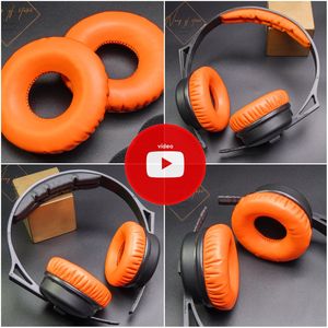 橙色的耳垫头梁用于 Sennheiser hd25-13hmec 25hme25 头戴式耳机