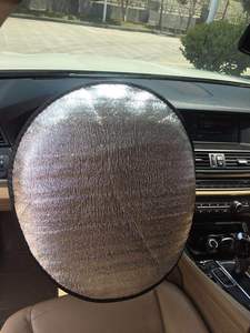 汽车方向盘防晒遮阳罩遮阳套夏季珍珠棉气泡遮阳挡太阳挡