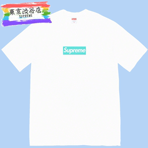 Supreme 21FW Box Logo Tee联名款bogo印花圆领男女短袖情侣款T恤