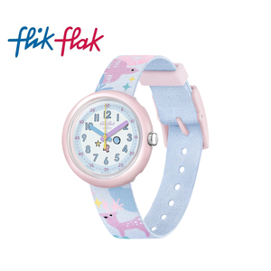 swatch儿童手表可爱防水时尚学生石英表FlikFlak飞菲瑞士儿童手表