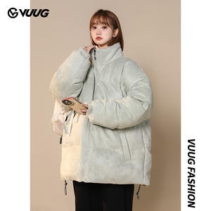 VUUG棉服外套女士秋冬季新款韩版小个子棉袄宽松百搭保暖学生棉衣