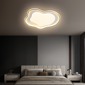 慕能全铜卧室灯现代简约大气吸顶灯极简轻奢主卧室房间灯书房灯具