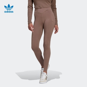 Adidas/阿迪达斯 女款三叶草运动居家休闲紧身长裤 HU1953