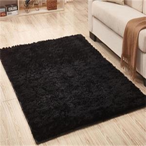 长毛ins风黑色地毯客厅卧室满铺可爱网红同款床边地毯地垫可定制