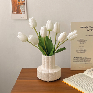 ins风陶瓷小花瓶干花插花布置卧室客厅办公室装饰品创意桌面摆件