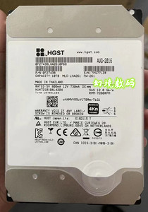 HGST/日立 HUH721010AL4204 10T SAS 7.2K 12gb服务器硬盘0F27438