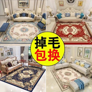 欧式地毯客厅2024新款沙发茶几毯家用卧室美式免洗可擦大面积定制