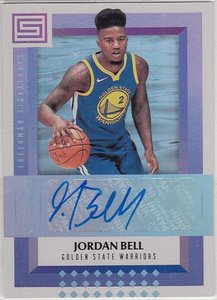 NBA球星卡 Panini 勇士队 乔丹 贝尔 签名 新秀亲笔签字卡