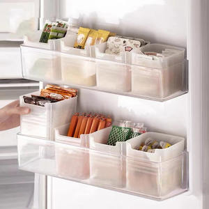 冰箱侧门收纳盒家用厨房内侧门上鸡蛋储物盒分装整理置物架