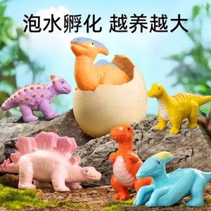 恐龙蛋孵化泡水抖音同款膨胀泡水变大霸王龙玩具儿童礼物仿真动物