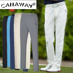 CAIIAWAV高尔夫球裤长裤夏男士速干运动裤GOLF裤子服装弹性微修身