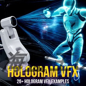 HOLOGRAM VFX With Niagara 2 全息图投影粒子视觉特效虚幻UE5