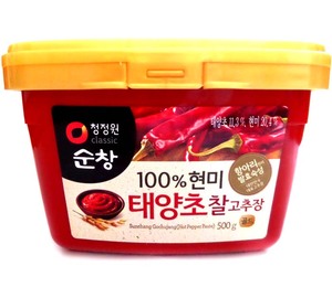 韩国进口食品调味品 清净园辣椒酱 甜辣酱拌饭酱 辣炒年糕酱500g