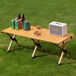 德国户外实木桌子可折叠便携式置物野餐旅行摆摊蛋卷桌户外装备