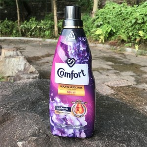 越南金纺Comfort衣物柔顺剂家纺洗衣液紫罗兰贝拉香水护理液800ml