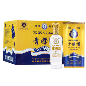 西藏特产青稞酒藏佳纯圣峰52度浓香型白酒盒装500ml6瓶整箱