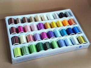 40色缝纫机线大卷裁缝线绣花弹力面料家用多色手工线缝衣线