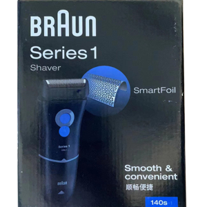 博朗（BRAUN）男士电动剃须刀 便携单刀头往复式充电胡须刀1系140