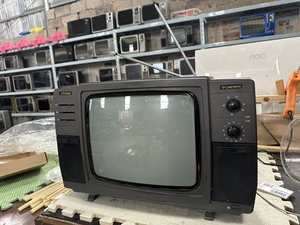 可播放70-80年代旧黑白电视机老式黑白电视机复古怀旧老物件摆饰