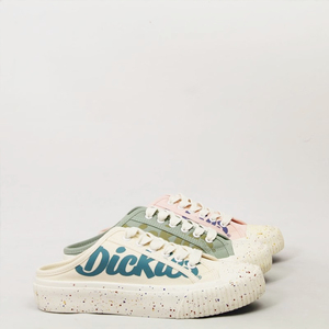 Dickies2023新款女士米粉绿色低帮系带时尚潮流帆布鞋鞋托
