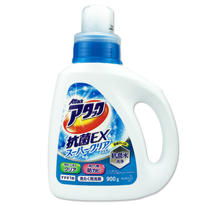 日本原装进口花王抗菌EX酵素洗衣液 强效去污除臭洁净洗衣液900g