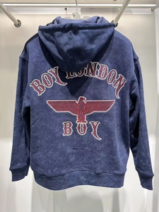 BOY LONDON24春专柜正品龙年男女同款连帽开衫卫衣 B241N0600516