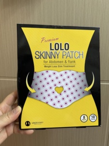 韩国lolo skinny patch腹部肚子脂肪贴V型脸大腿贴小腿贴一盒10贴