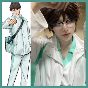 及川彻cos服排球少年青叶城西高校cosplay队服套装外套岩泉一校服