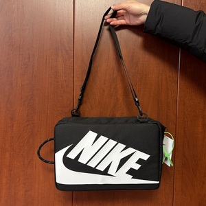 耐克鞋包装备包足球鞋包篮球包休闲单肩斜挎包黑色男女运动健身包