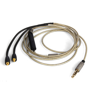 Earmax品牌MMCX通用型接口接头耳机线镀银线升级线带线控麦克风