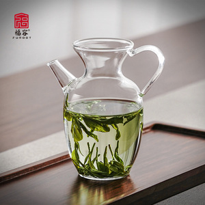 泡绿茶专用茶具仿宋玻璃壶透明加厚小青柑茶壶执壶泡茶器茶杯套装