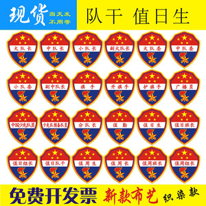 中国少先队员大队长中队委值日生值周生升旗手定做小学生臂章袖章