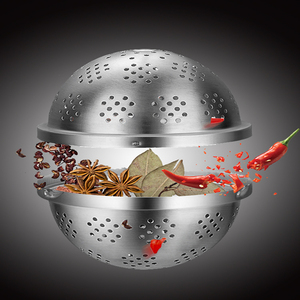 304不锈钢煮料球 火锅调味器卤水煮料盒煲汤炖肉佐料包过滤网隔渣