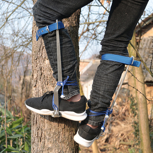 爬树神器上树专用工具猫爪防滑万能直立单双尖锰钢绑腿大拐安全型