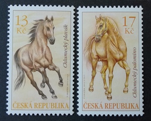 捷克邮票2013年敦马和帕洛米诺马2全新