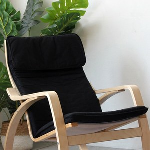 北欧木框波昂摇椅垫子扶手椅套木沙发海绵坐垫套椅套坐垫布套椅垫