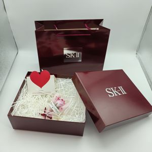SK2神仙水礼盒小灯泡大红瓶大号包装盒礼品盒手提袋纸袋空盒子