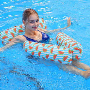 泳池浮床水上漂浮成人浮垫儿童游泳船乐园玩具充气躺椅游泳圈浮排