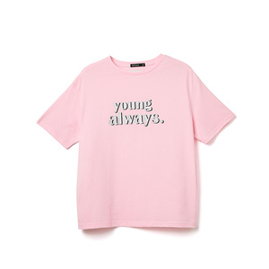 【狂欢价】西遇夏季新款女装粉色超仙可爱甜美休闲短袖T恤女夏1