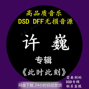许巍音乐专辑：《此时此刻》 DSD/DFF无损高品质HIFI母带音源下载
