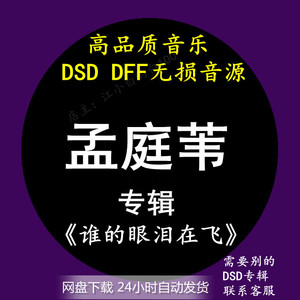 孟庭苇音乐专辑：《谁的眼泪在飞》 DSD/DFF无损HIFI母带音源下载