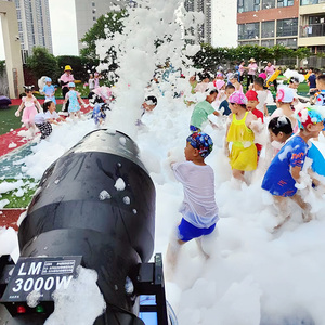 大型喷射式摇头泡沫机水上乐园幼儿园户外舞台大功率泡沫机发泡器
