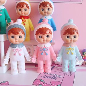 INS日本可爱少女心昭和娃娃复古胶皮宝宝过家家玩具儿童房小摆件