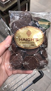 澳洲拼邮 Haighs Peppermint  薄荷味黑巧克力片 150g 编号614