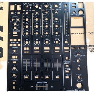 先锋DJM900NXS2面板三代混音台打碟机黑白色铁板推子板大中板二块